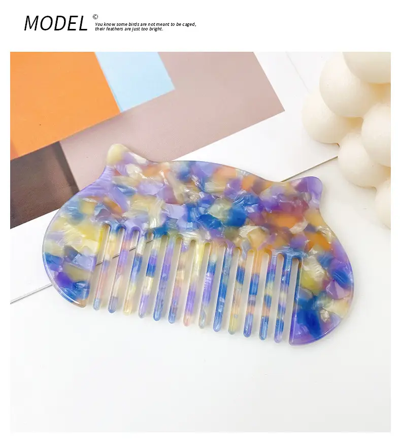 10cm Korean Cartoon Hair Comb Colorful Cartoon Design — feature 8