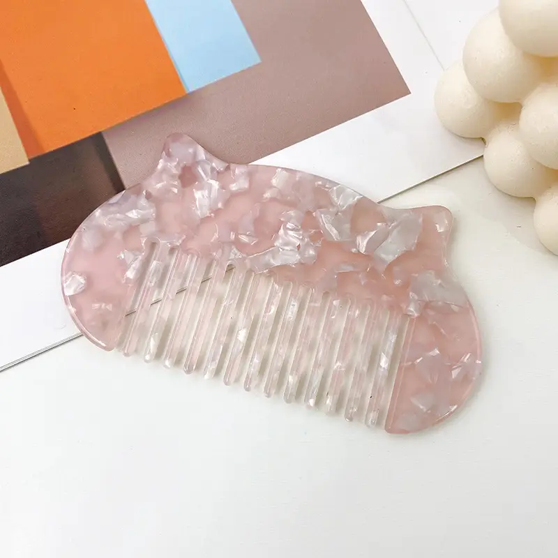 10cm Korean Cartoon Hair Comb Colorful Cartoon Design