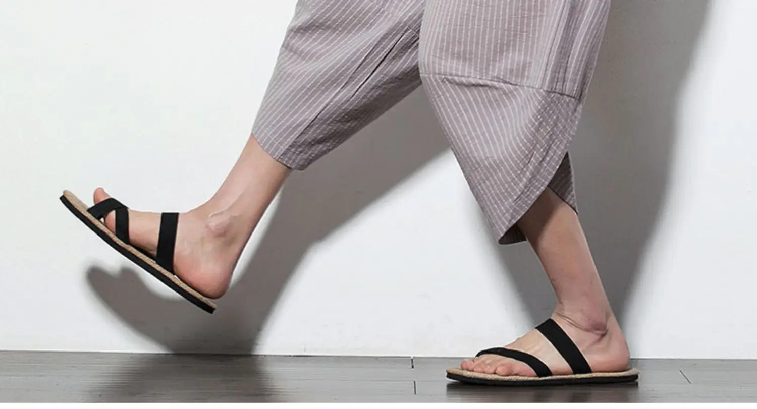 Men Maroon Cropped Pants Harlan Style — feature 17