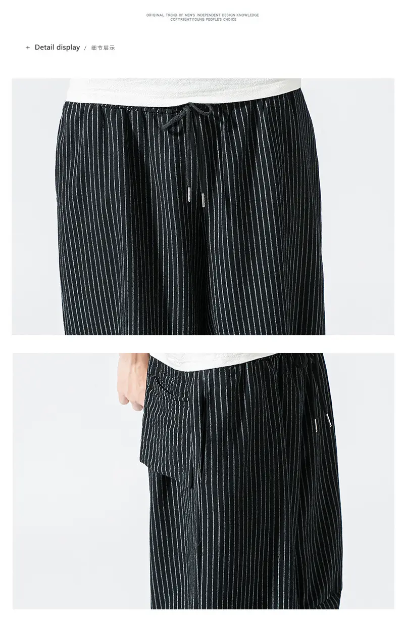 Men Maroon Cropped Pants Harlan Style — feature 35