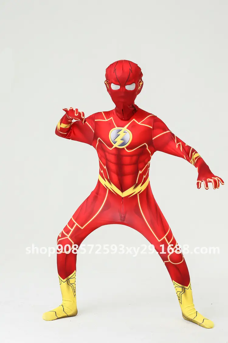 Spider Man Hero Costume Red Blue Suit Halloween Siaman Myers — feature 12