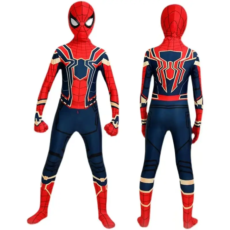 Spider Man Hero Costume Red Blue Suit Halloween Siaman Myers - Image 22