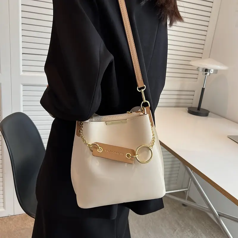 Black Leather Messenger Bag for Women 2022 - Image 6