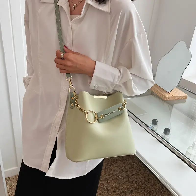 Black Leather Messenger Bag for Women 2022 - Image 7