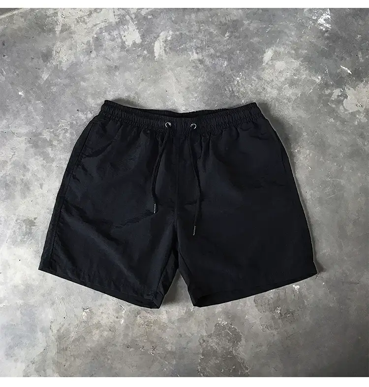 Blue Cotton Casual Shorts for Men Waterproof Surfing Trunks — feature 28