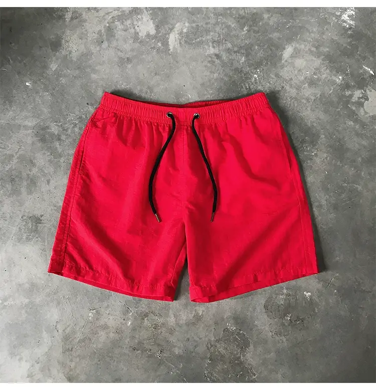 Blue Cotton Casual Shorts for Men Waterproof Surfing Trunks — feature 31