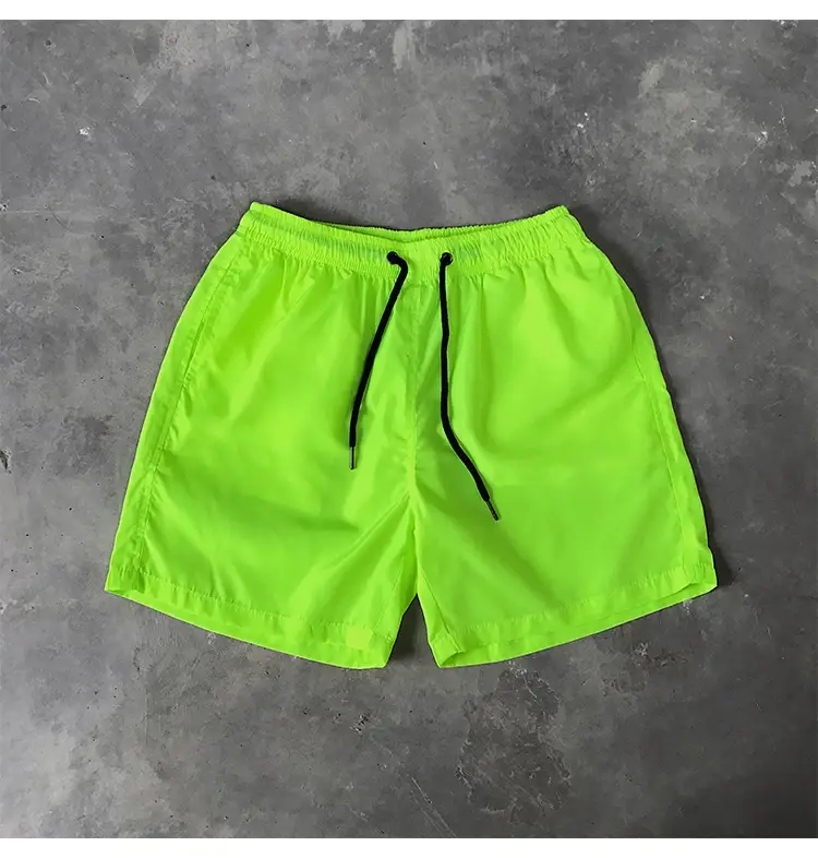 Blue Cotton Casual Shorts for Men Waterproof Surfing Trunks — feature 32
