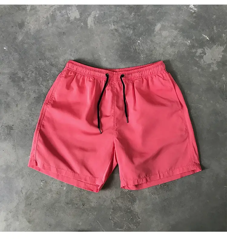 Blue Cotton Casual Shorts for Men Waterproof Surfing Trunks — feature 33