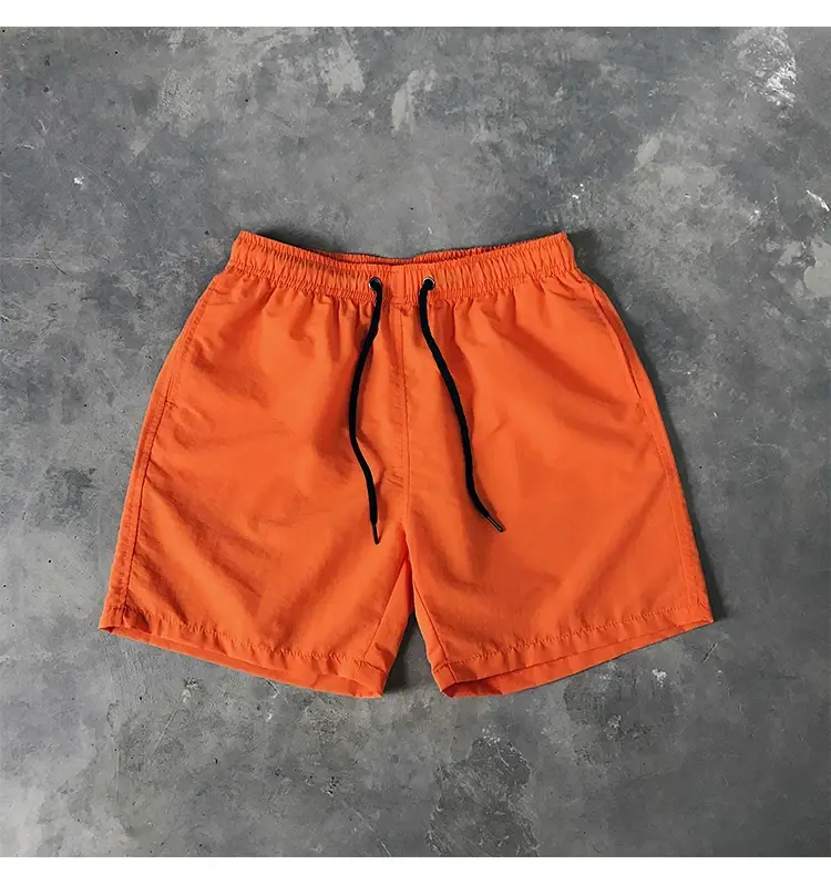 Blue Cotton Casual Shorts for Men Waterproof Surfing Trunks — feature 36