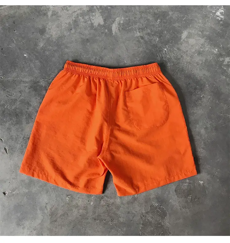 Blue Cotton Casual Shorts for Men Waterproof Surfing Trunks — feature 37