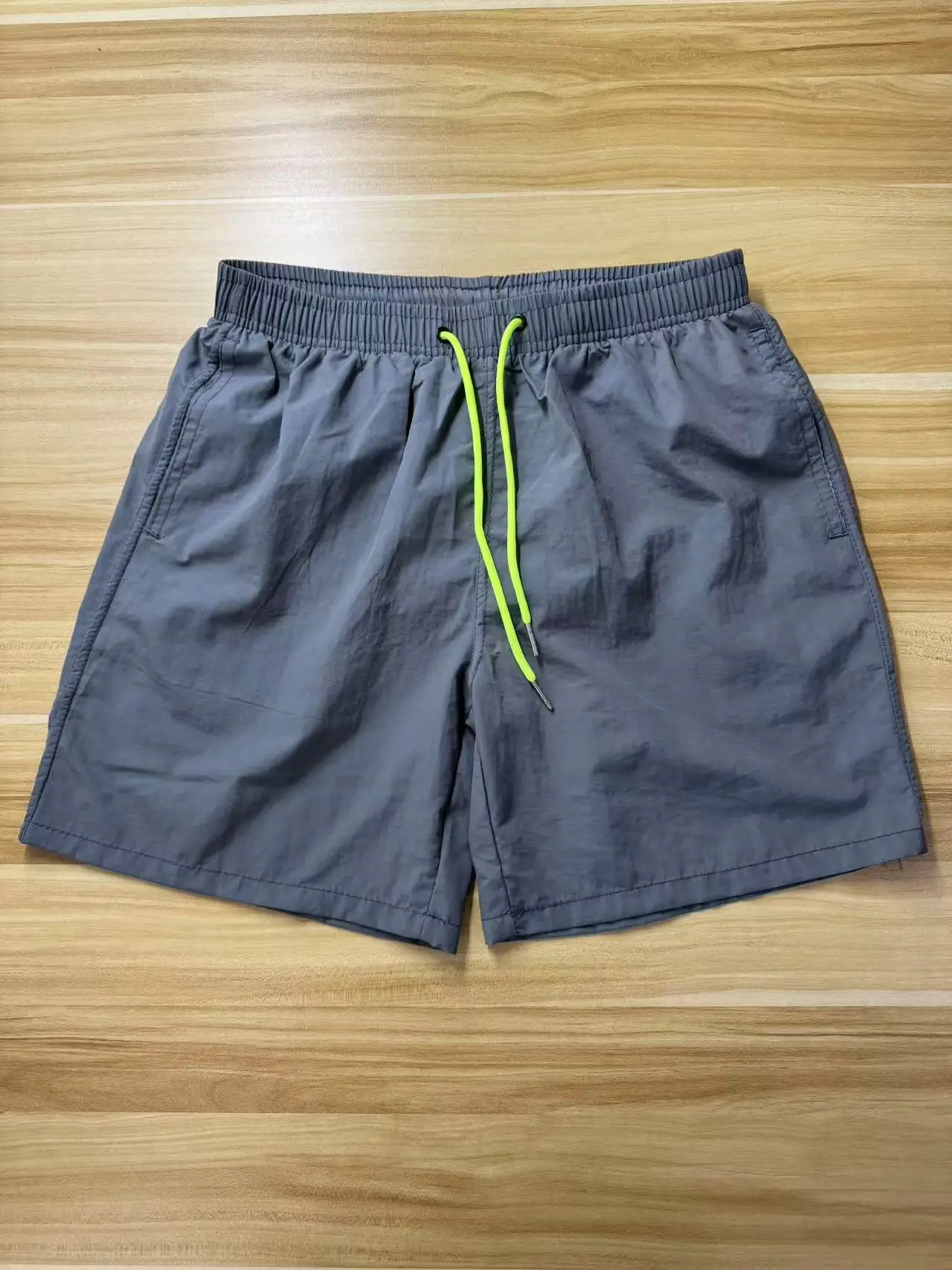 Blue Cotton Casual Shorts for Men Waterproof Surfing Trunks - Image 18