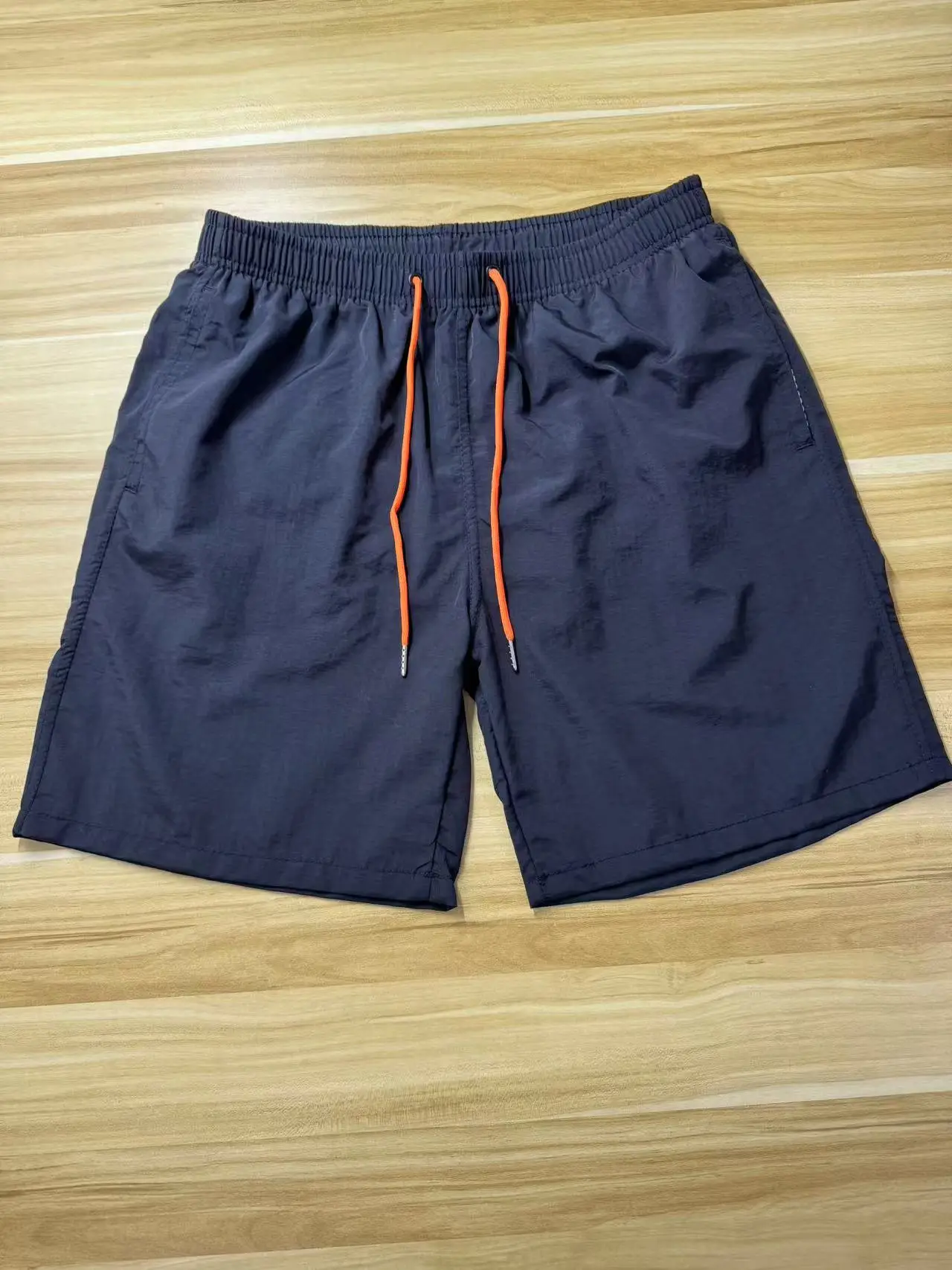 Blue Cotton Casual Shorts for Men Waterproof Surfing Trunks - Image 20