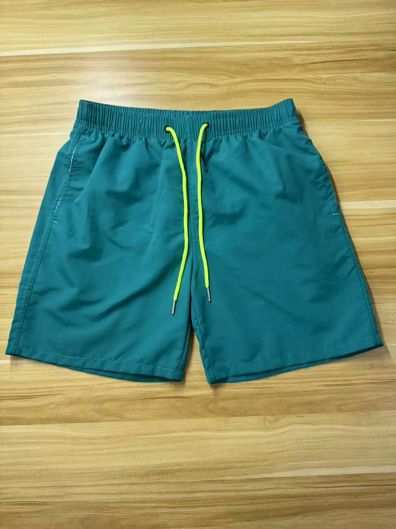Blue Cotton Casual Shorts for Men Waterproof Surfing Trunks - Image 22
