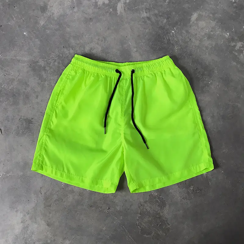 Blue Cotton Casual Shorts for Men Waterproof Surfing Trunks - Image 6