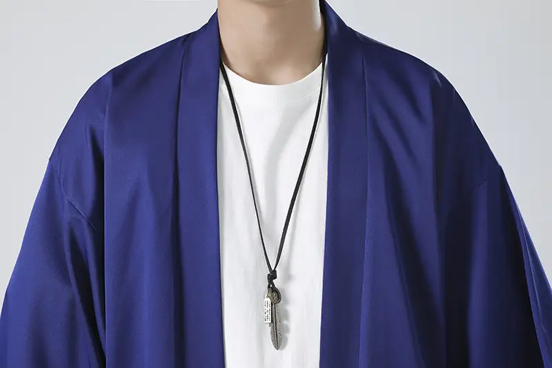 Men's White Ice Silk Sunproof Jacket Han Style — feature 28