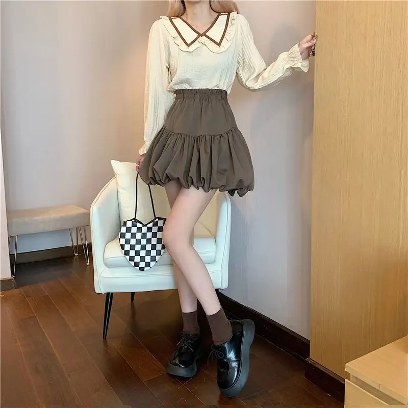 Black Fluffy A-Line Skirt for Women 2025 — feature 11