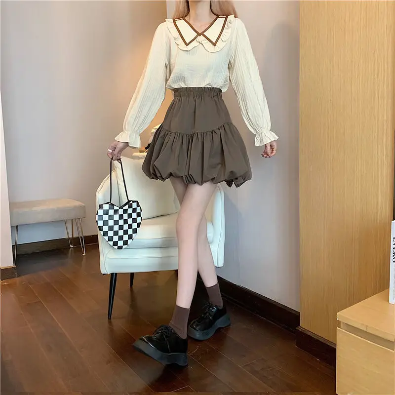 Black Fluffy A-Line Skirt for Women 2025 — feature 12