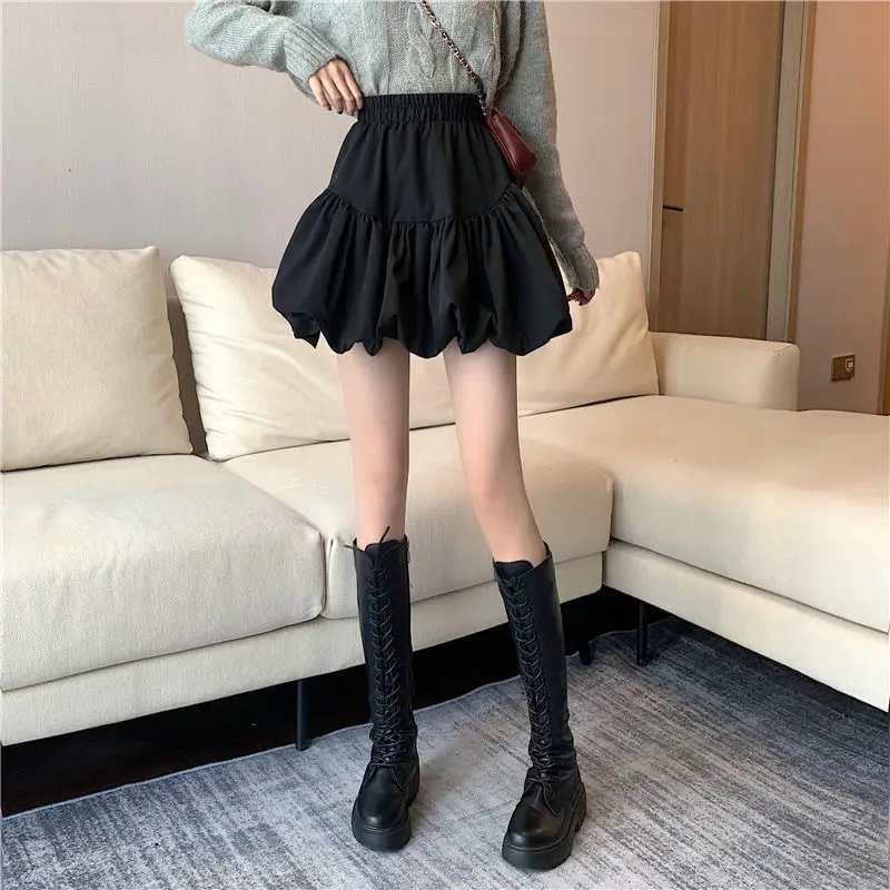 Black Fluffy A-Line Skirt for Women 2025 — feature 17