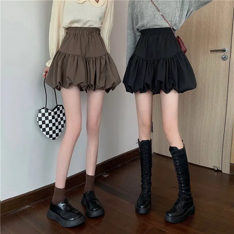 Black Fluffy A-Line Skirt for Women 2025 — feature 2