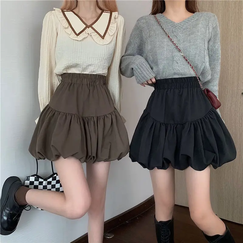 Black Fluffy A-Line Skirt for Women 2025 — feature 4