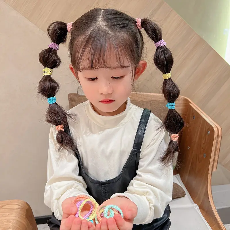Rubber Hair Ties for Girls 93cm Rainbow - Image 6