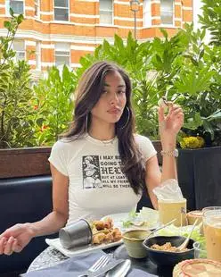 Women Brown Cotton Short Sleeve T-Shirt Casual Summer — feature 15