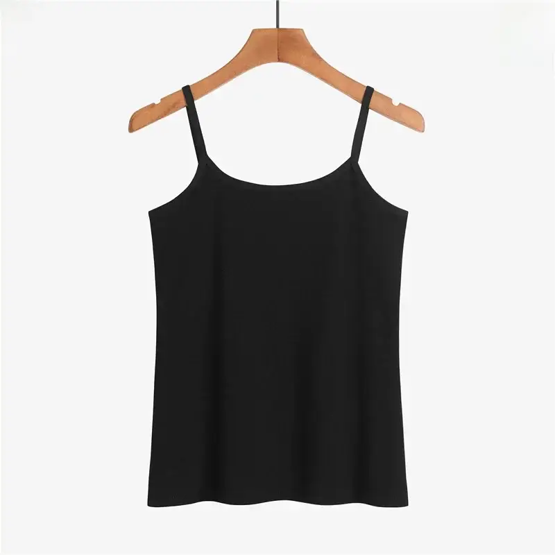 Women's Grey Cotton Sleeveless Camisole Small - Image 16