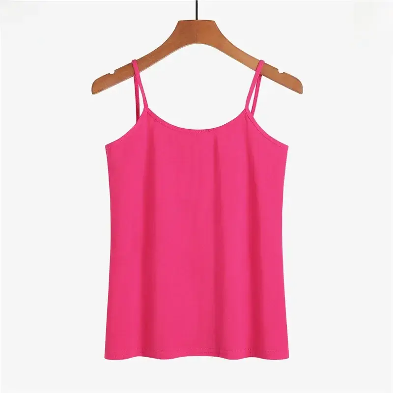 Women's Grey Cotton Sleeveless Camisole Small - Image 23