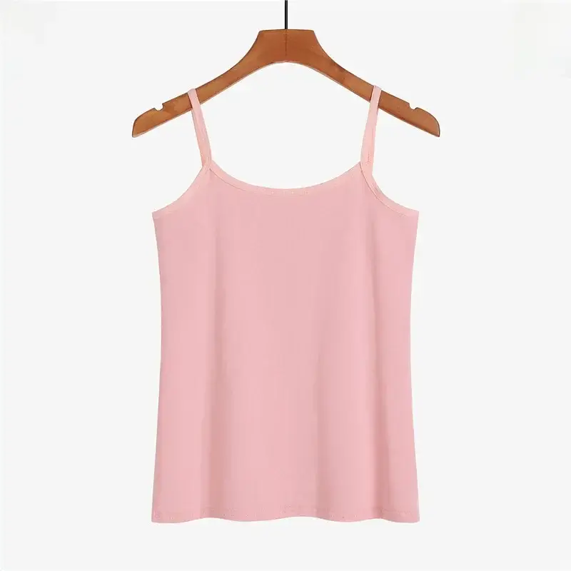 Women's Grey Cotton Sleeveless Camisole Small - Image 8