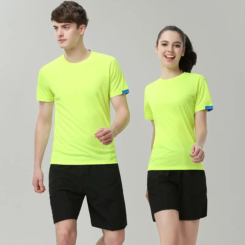 Men Grey Quick-Dry T-Shirt 120g Polyester