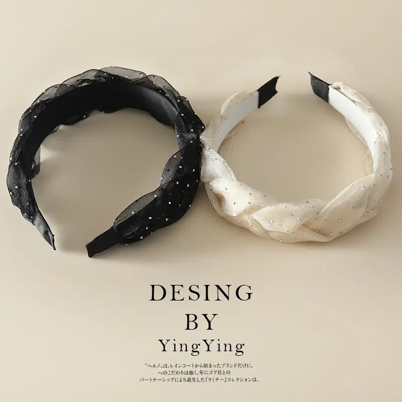 Black Skull Top Twist Headband with Star Accents - Image 7