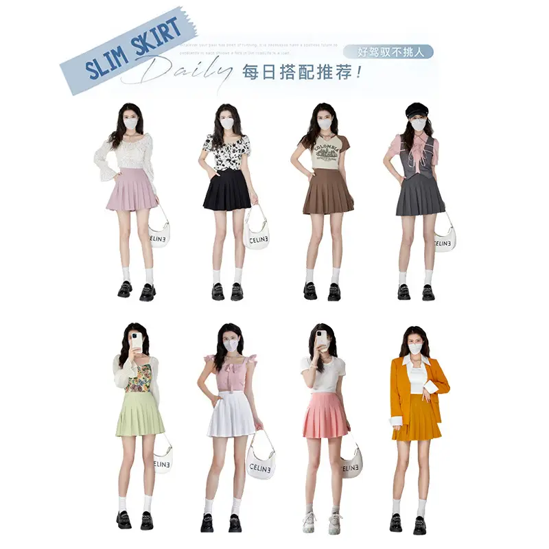 Women's Overskirt Pleated Summer 2022 - Image 10