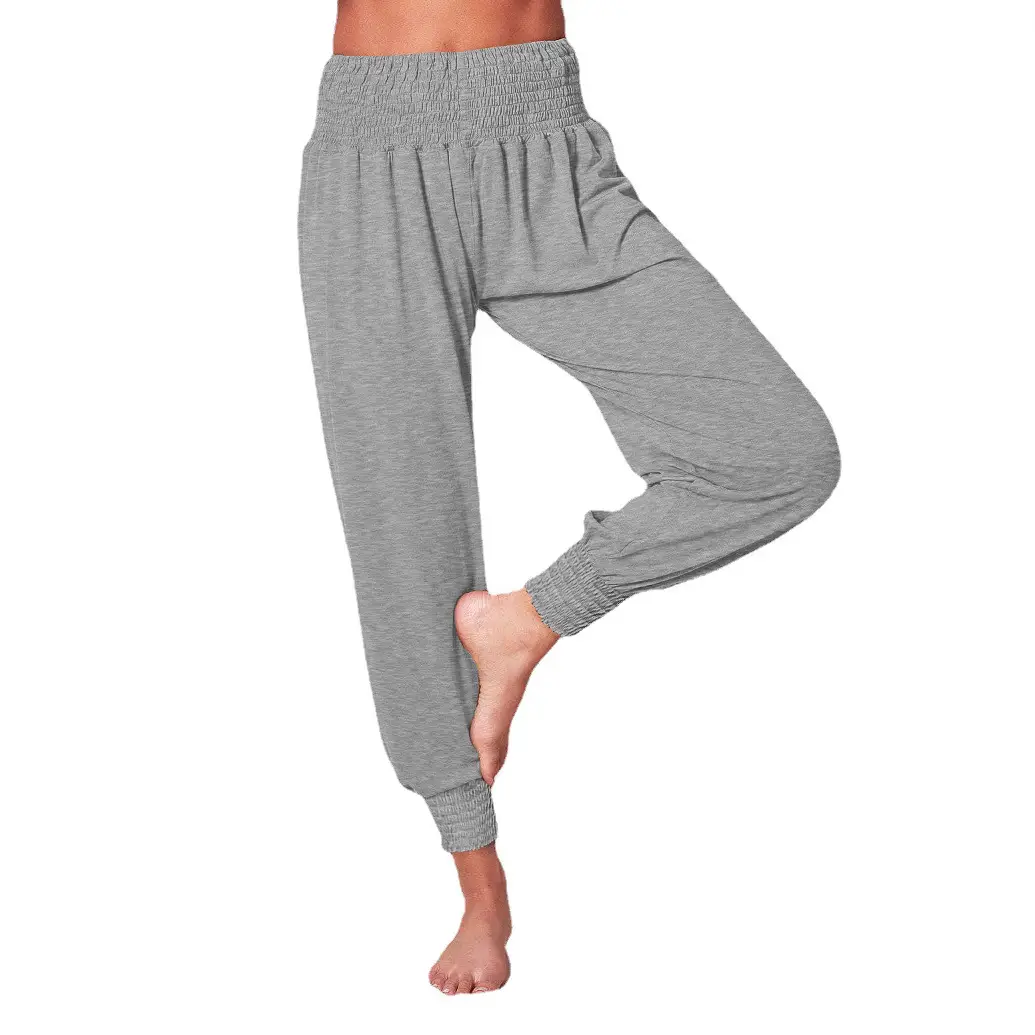 Women Loose Fit Casual Pants Solid Color - Image 10