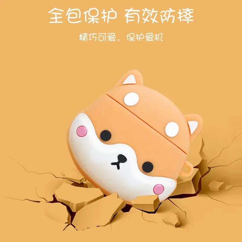 Cat Design Bluetooth Headphone Cover White Anti-Fall - Image 27
