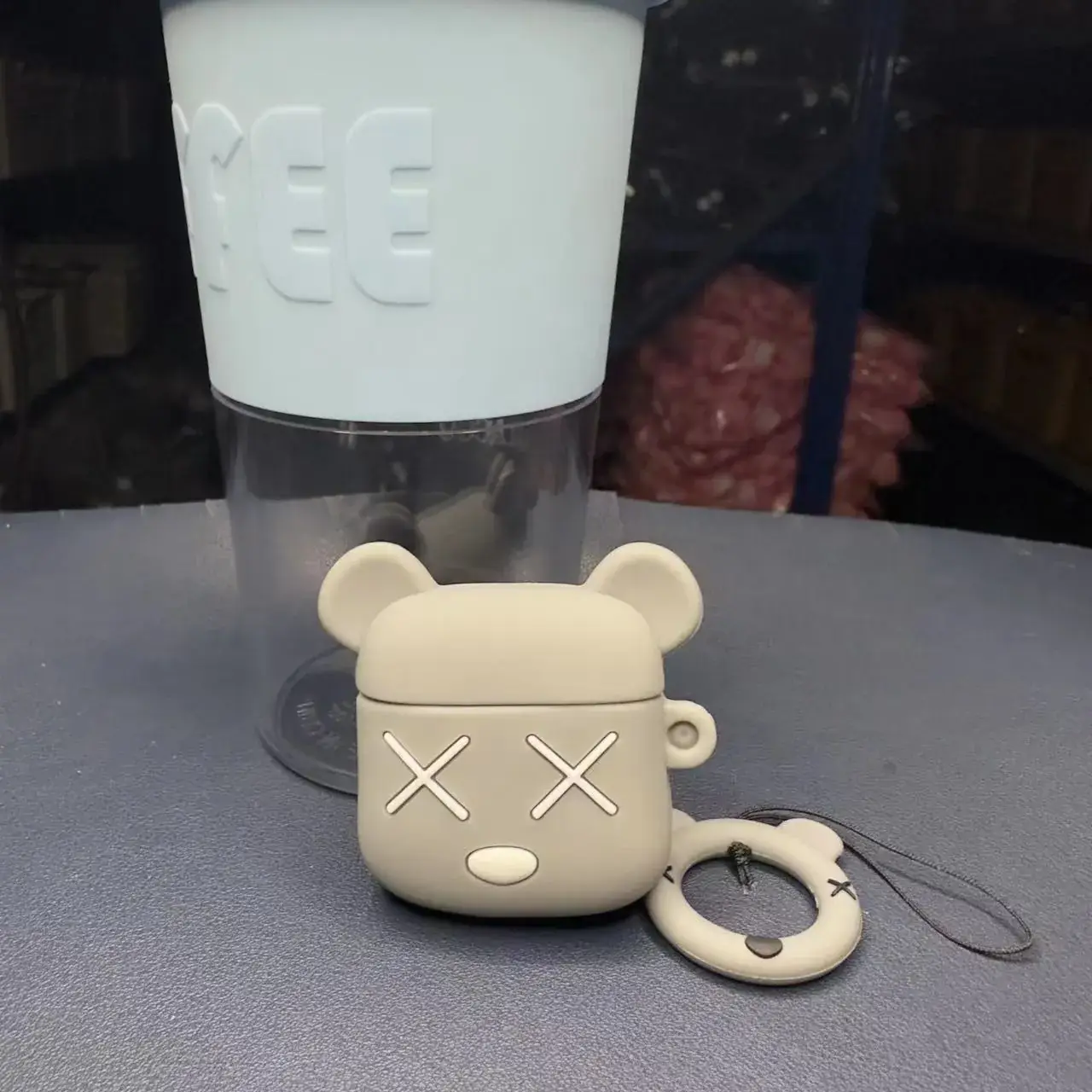 Cat Design Bluetooth Headphone Cover White Anti-Fall — feature 12
