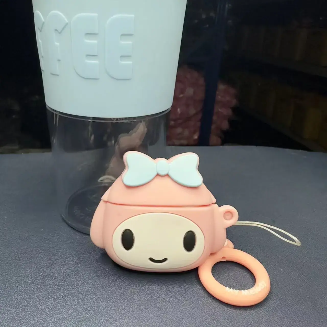 Cat Design Bluetooth Headphone Cover White Anti-Fall — feature 23