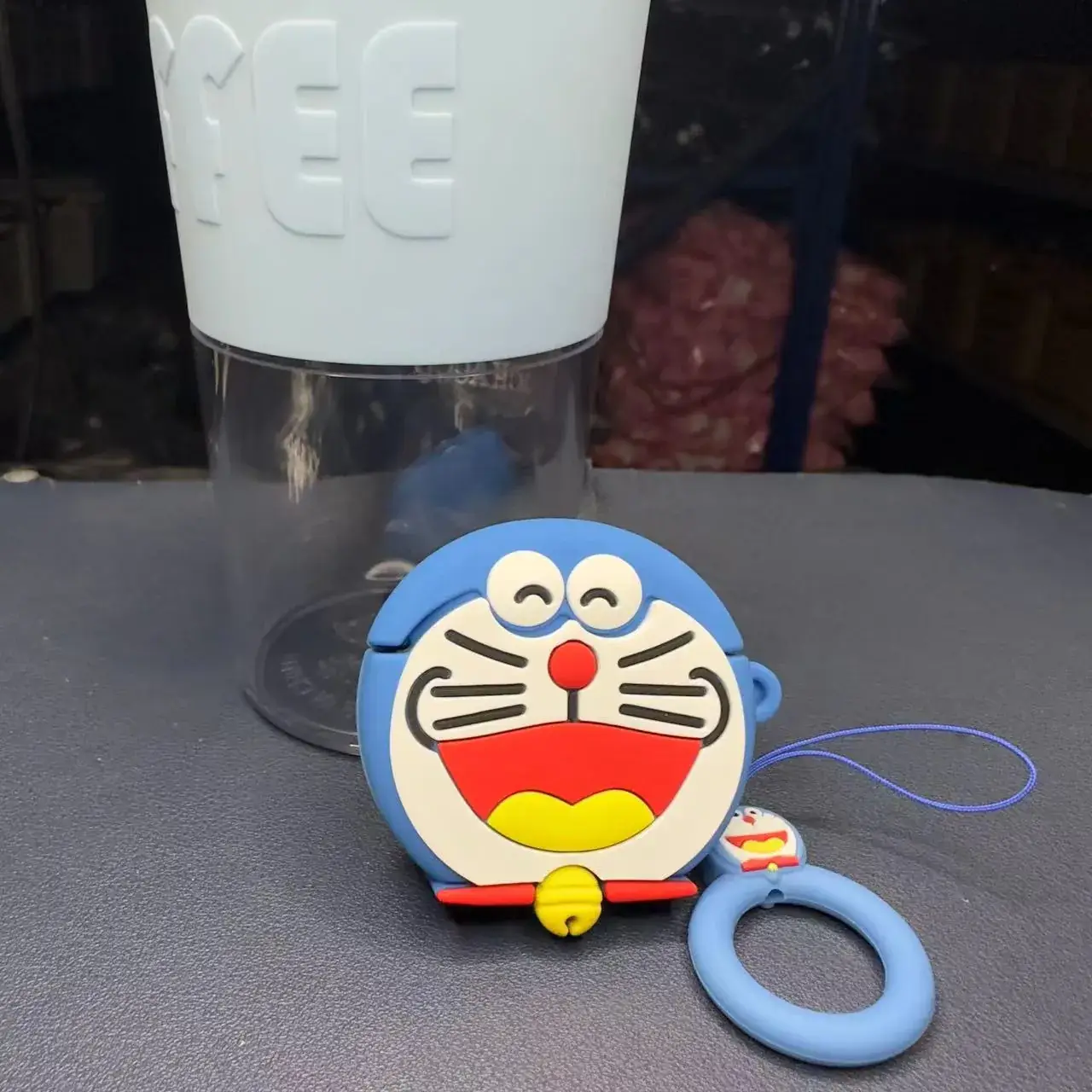 Cat Design Bluetooth Headphone Cover White Anti-Fall — feature 26
