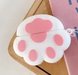 Cat Design Bluetooth Headphone Cover White Anti-Fall - Image 12