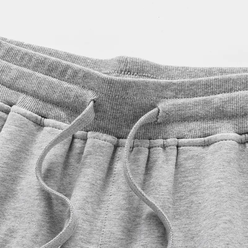 Men Pure Cotton Straight Cut Trousers Plus Size Grey - Image 7