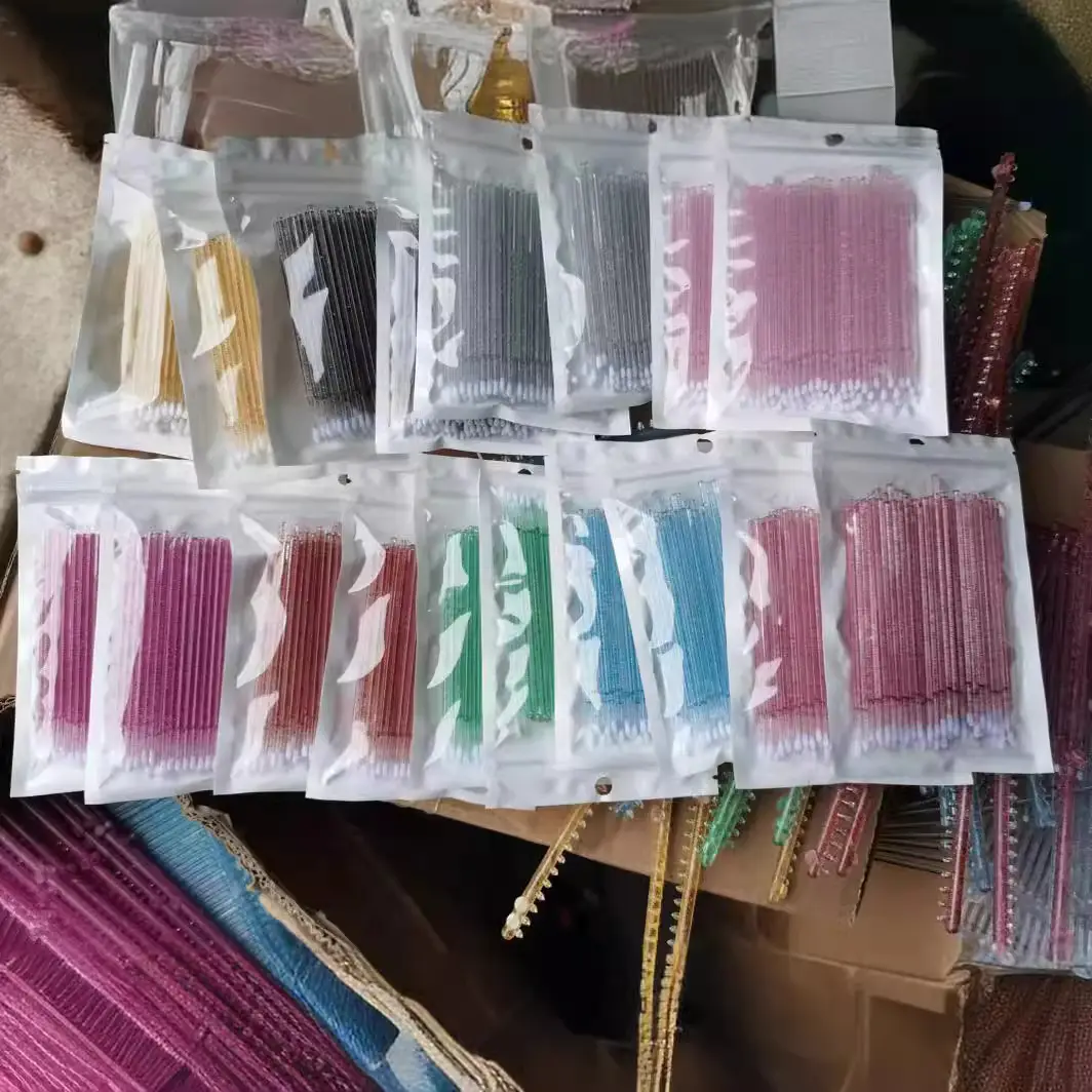Crystal Rod Eyelash Swab Applicator Stick Multi Color