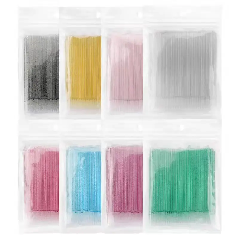 Crystal Rod Eyelash Swab Applicator Stick Multi Color