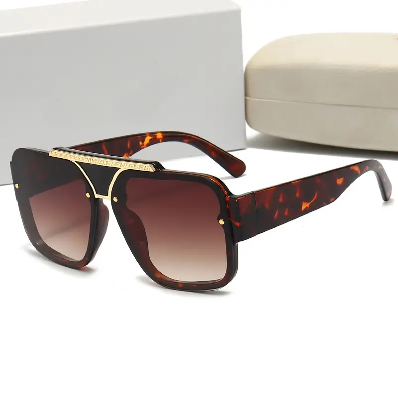 New Men's Black Gold Sunglasses Travel Driving Holiday