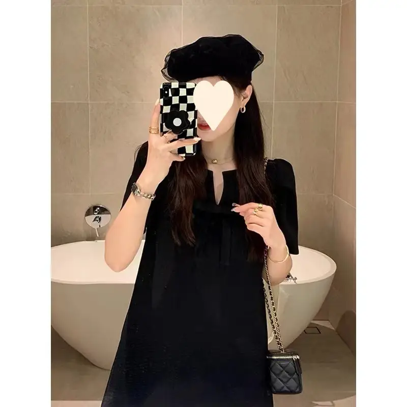 Women's Black Sleeveless Summer Dress 2025 - Image 5
