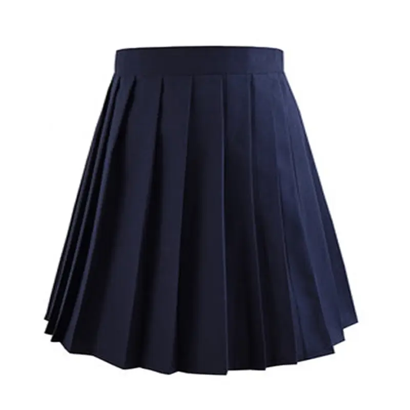 Basic Black Pleated Skirt for Women - Image 12