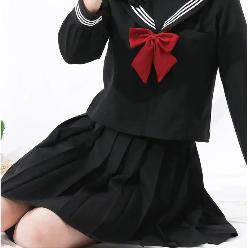 Basic Black Pleated Skirt for Women — feature 8