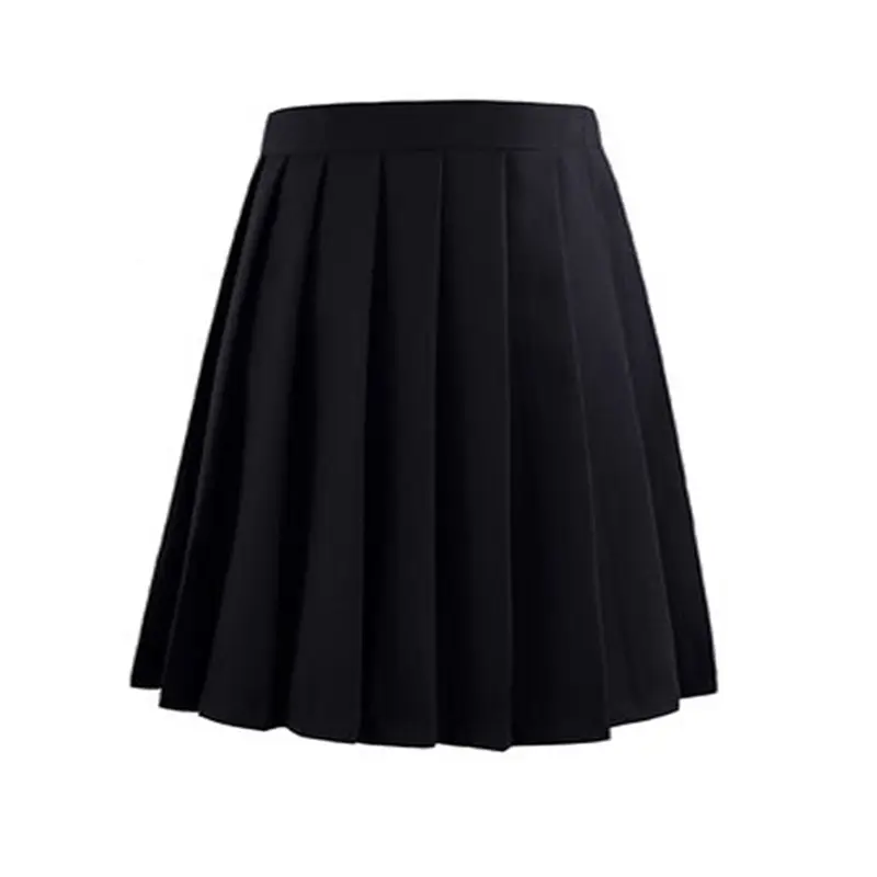 Basic Black Pleated Skirt for Women - Image 2