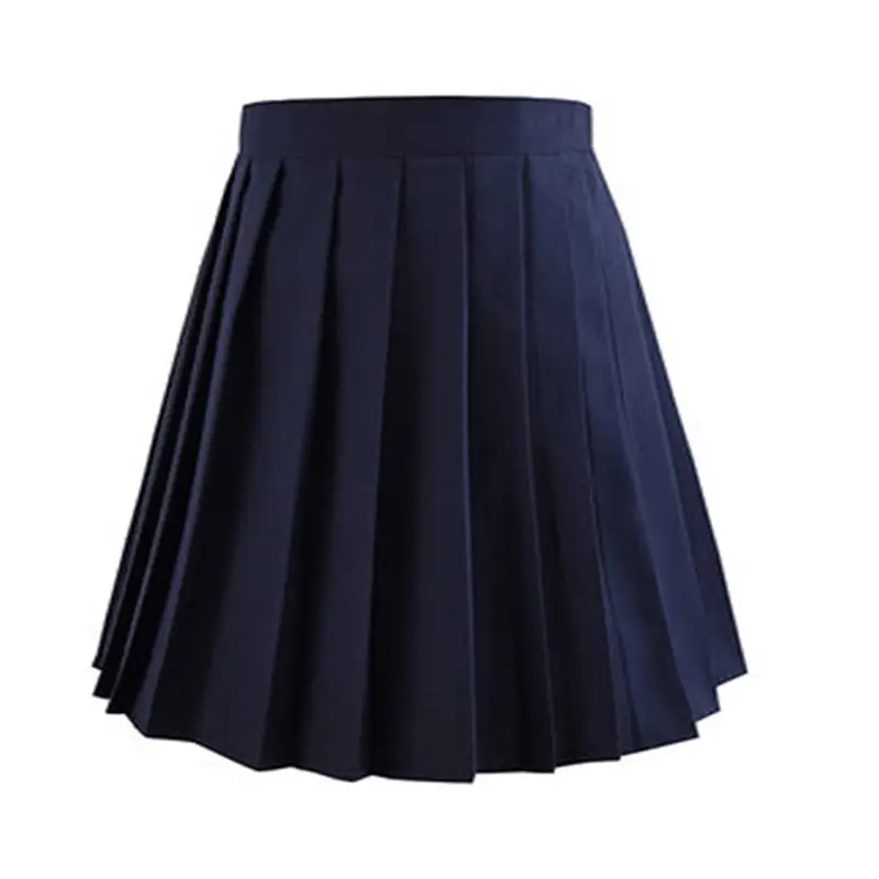 Basic Black Pleated Skirt for Women - Image 4
