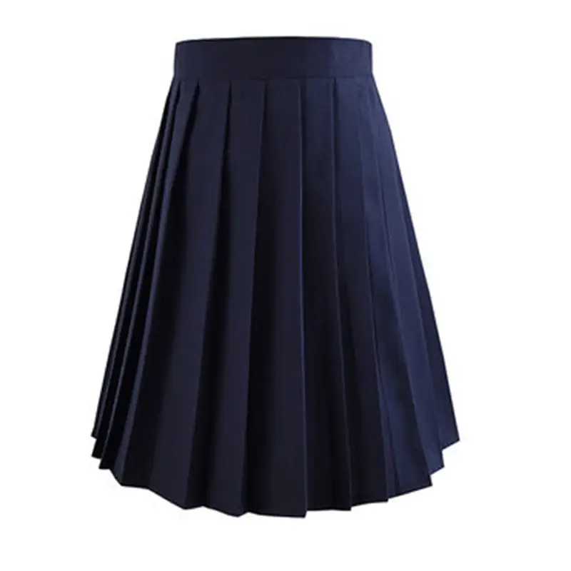 Basic Black Pleated Skirt for Women - Image 5