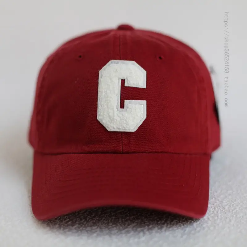 Men's Beige Cotton Cap with White C Logo - Image 16