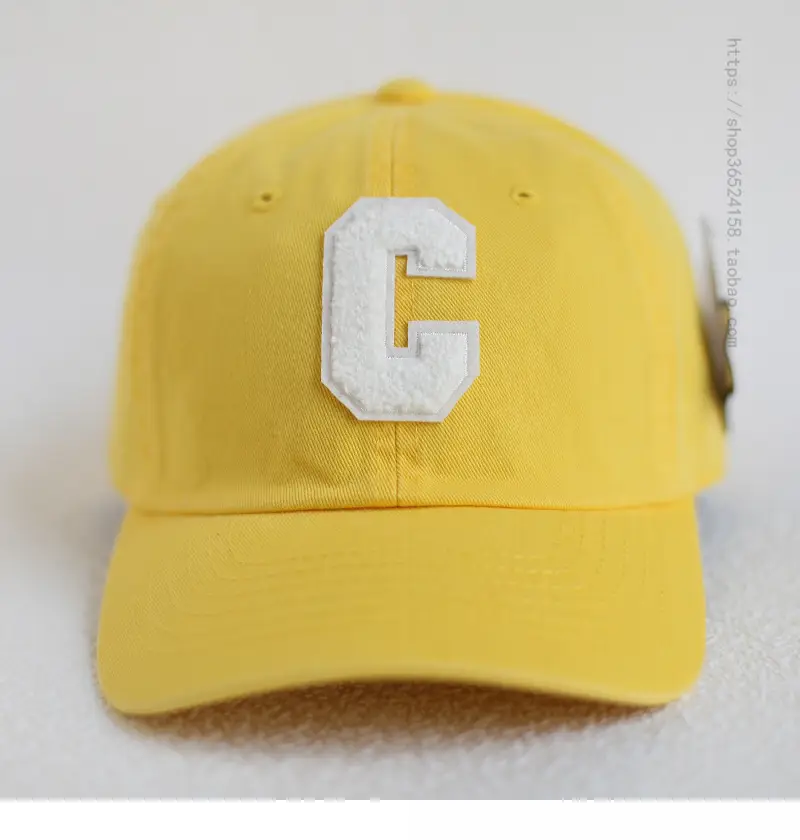 Men's Beige Cotton Cap with White C Logo — feature 13
